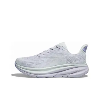 HOKA ONE ONE Clifton 9 Cushioning, Breathable, Lightweight Low Top Casual Shoes Women's Purple Gray
