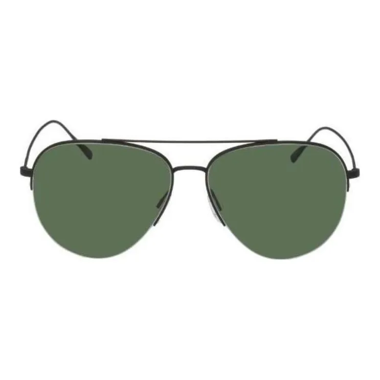 Oliver Peoples Aviator Sunglasses Men's Black-1