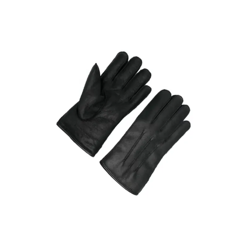 PARAJUMPERS Sheepskin Gloves Women's Black-1