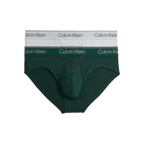 CK/Calvin Klein HIP BRIEF 2PK Underpants Europe Version Men's 2 Pack