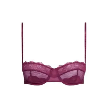 CK/Calvin Klein UNLINED BALCONETTE Bra Europe Version Women's Fuchsia