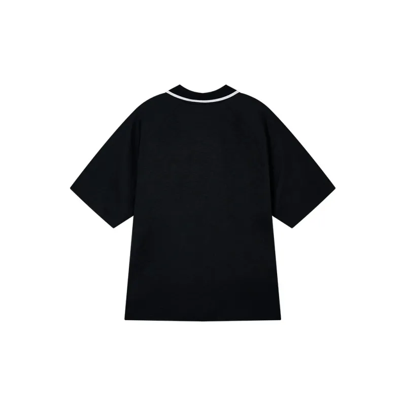NPC POLO Men's Loose Fit Drop Shoulder Style, Relaxed And Comfortable Unisex-8