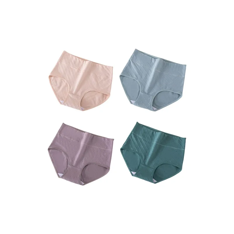Flowers In Water Underpants Women's 4 Pack-10