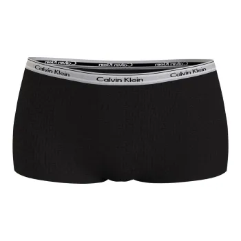 CK/Calvin Klein BOYSHORT MID-RISE Underpants Europe Version Women's 1 Pack Black