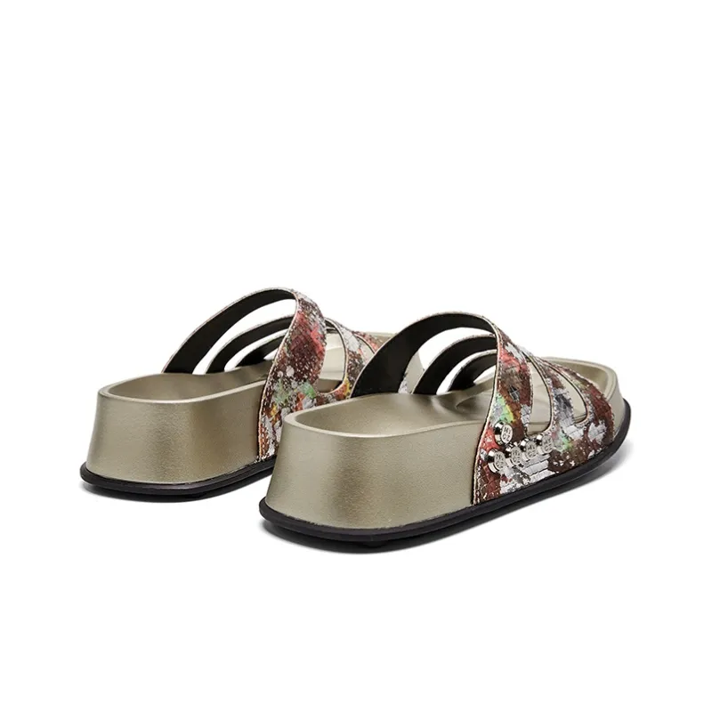 CHERYKALLY Plastic Sole Abrasion-Resistant Quick Dry Slide Slippers Women's-9