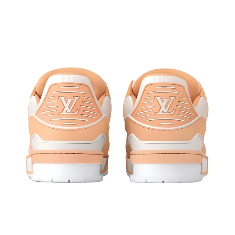 LOUIS VUITTON Trainer Skateboard Shoes Men's Orange-4