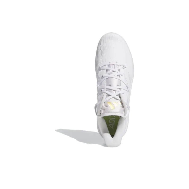 Adidas Adizero Cleats Non slip Lightweight Low Top Training Shoes Men's White-3