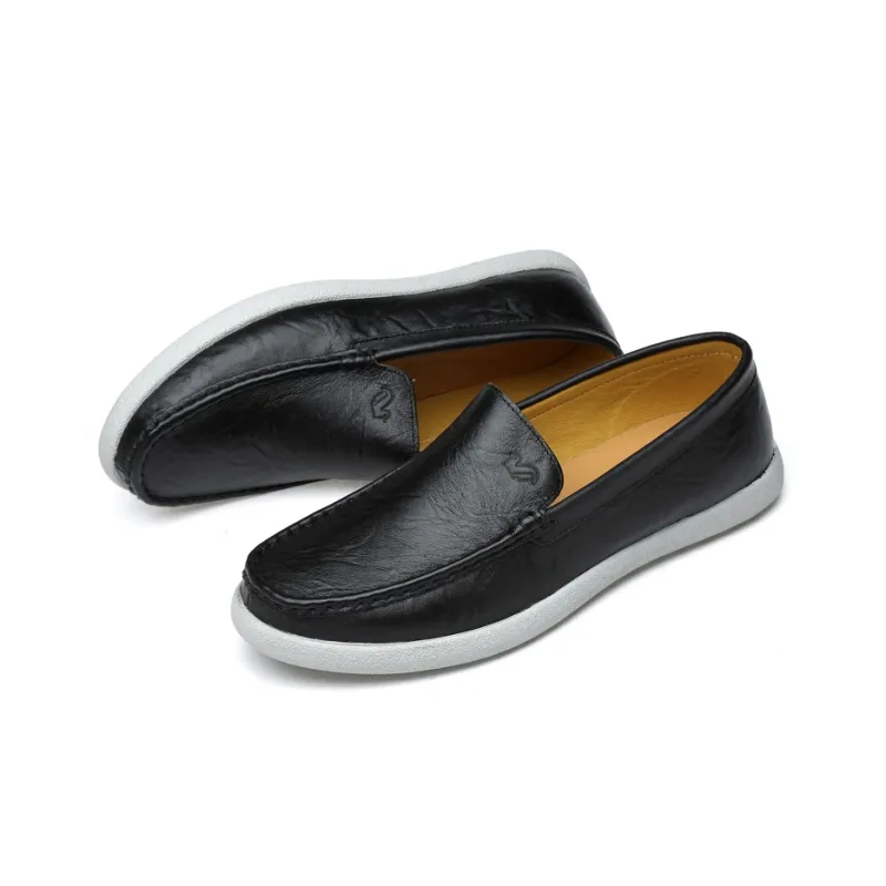 LAORENTOU Dress Shoes Men Low Top Dark Brown/Light Brown/Black/Blue-3