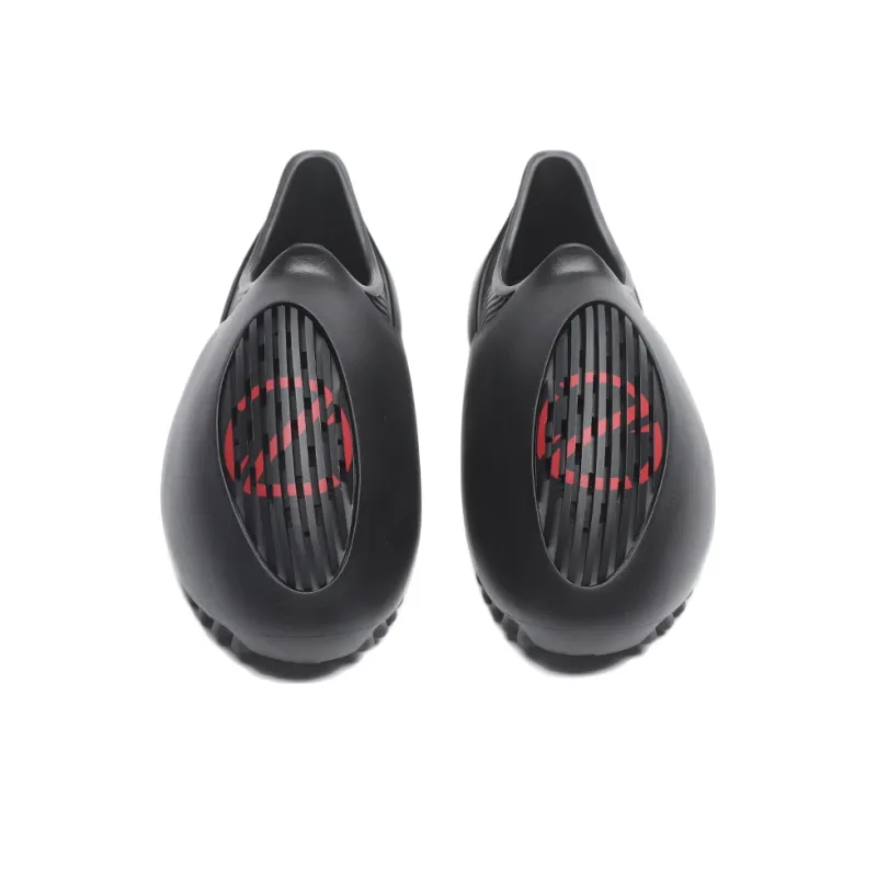 BBB x GENEGG Foam Runner Whale Shoes Clogs Unisex Black Red-3