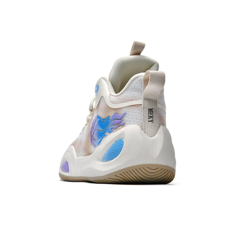 MEKY Shock Absorbers Slip Resistant, Abrasion Resistant, Breathable Mid Top Basketball Shoes Unisex-2