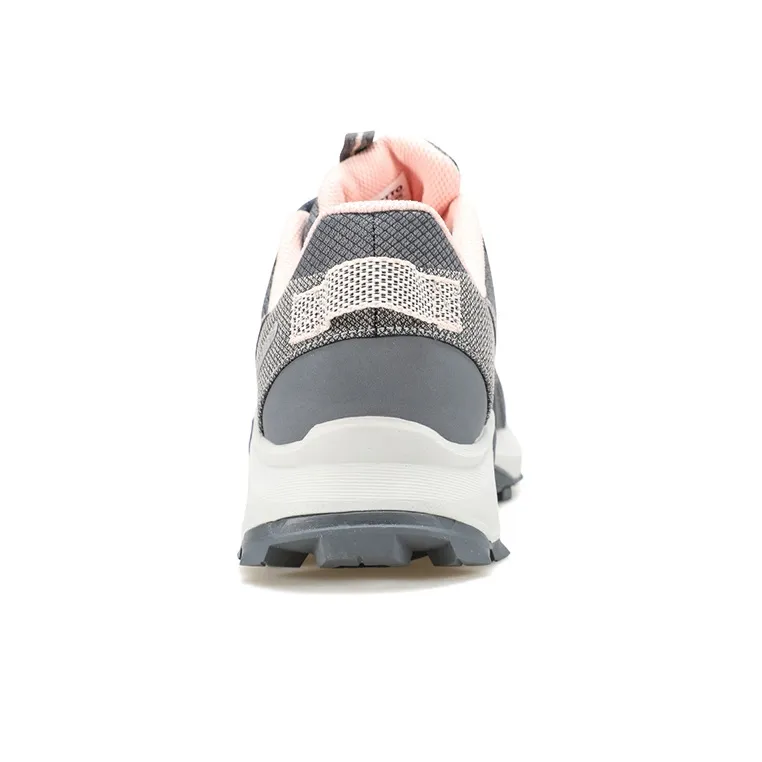 HUMTTO Slip Resistant Breathable Lightweight Low Top Trekking Shoes Women's Gray Smoke Pink-3