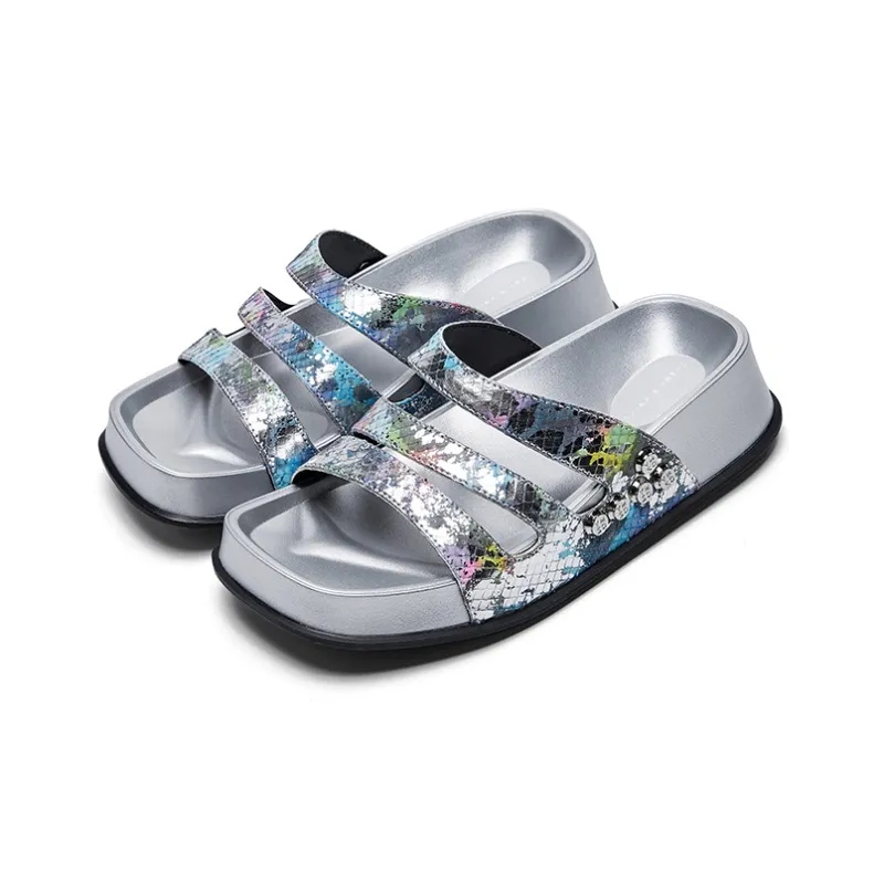 CHERYKALLY Plastic Sole Abrasion-Resistant Quick Dry Slide Slippers Women's-1