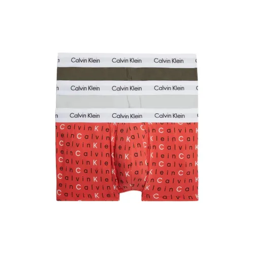 CK/Calvin Borsetta LOW RISE TRUNK 3PK Underpants Europe Version Men's 3 Pack
