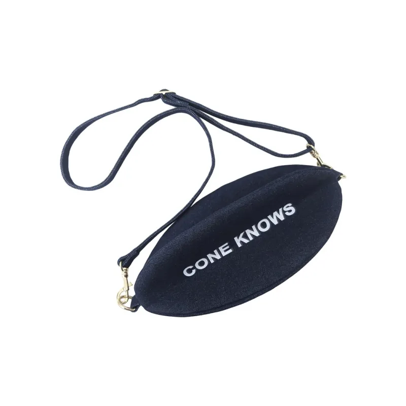 Alcohol Dragon Denim Crossbody Bag Unisex Black/Blue-0