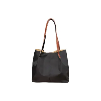 TTaG．baG Textured Twill Nylon Canvas Tote Bag Shopping Bag Crossbody Bag Shoulder Bag Women's Jasper/Khaki/Black