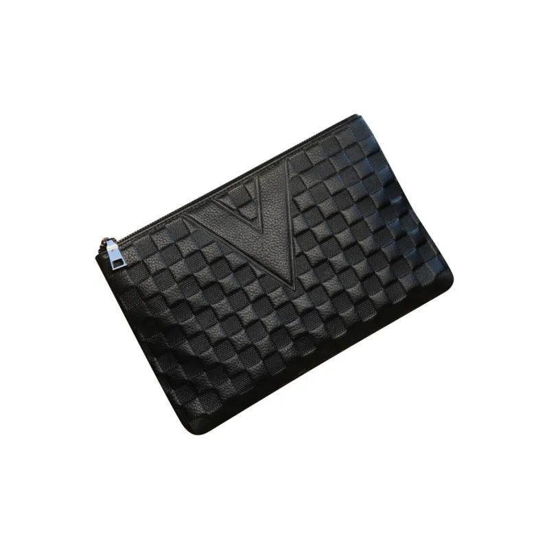 DOSRFINI Genuine Leather Top Grain Cow Leather Clutch Regular Men's-1