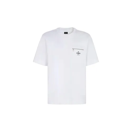 FENDI T-Shirts Men White