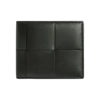 Bottega Veneta Calfskin Wallet Men's Jasper & Agate Gray