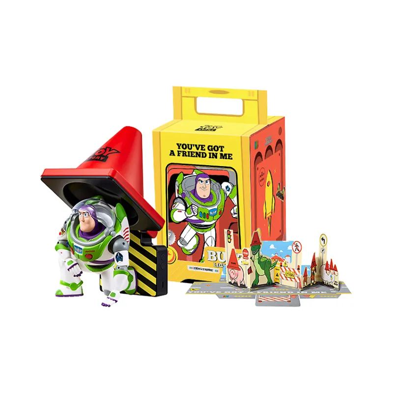 MARTUBE x Disney Toy Story Series Buzz Lightyear Roadblock Light Chibi Figures-0