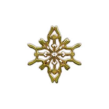 Daparo Yeung Metal Enamel Brooches Unisex
