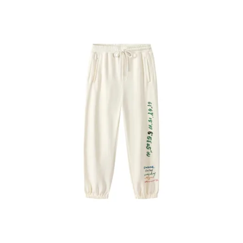 URLAZH Casual Pants Unisex Off White