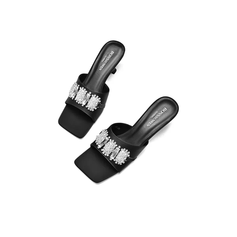 BOSSSUNWEN Slide Slippers 6cm Women's-3