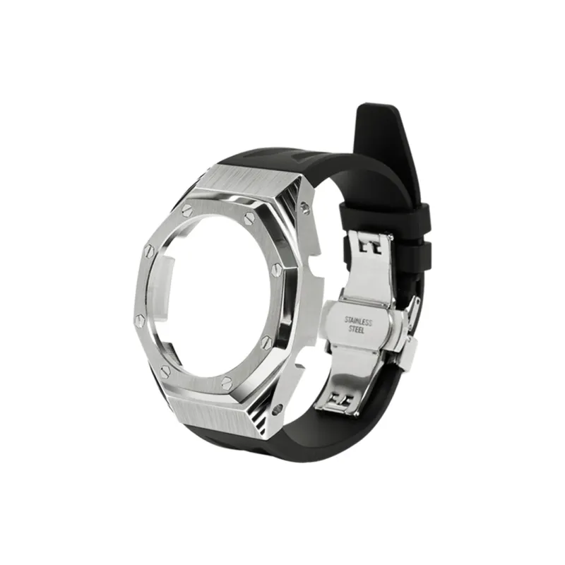 Keppot Compatible With Farm Oak GA 2100 GA 2110 GA B2100 GM 2100 Upgrade Black Panther Watch Cases Unisex-0