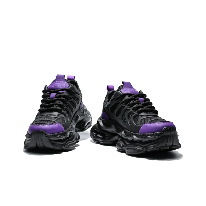 MOERBAI Breathable Lightweight Height Increasing Low-Top Chunky Sneakers Men's-13
