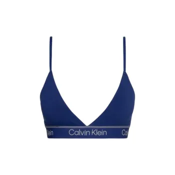 CK/Calvin Klein LGHT LINED TRIANGLE Bra Europe Version Women's Navy Blue