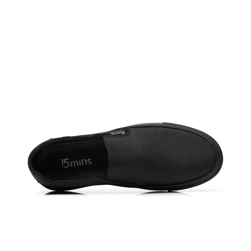 15 MINS Wear-resistant And Lightweight Low-Top Casual Shoes Men's Black-3