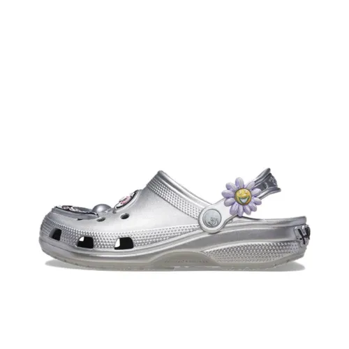 Crocs X Kenny Scharf Classic Clog Silver