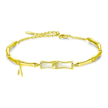 Emerald Dynasty Bracelets Pale Greenish-White Jade Women's