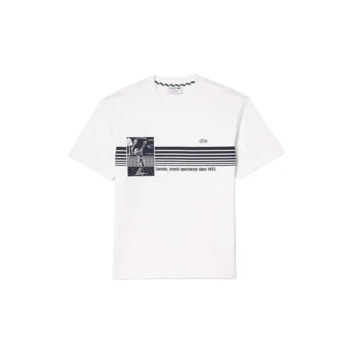 LACOSTE T-Shirts Men White