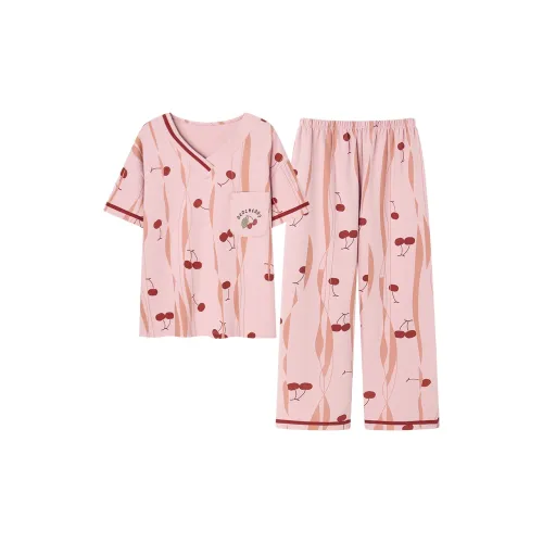 GOSO Pajama Set Women's Pink Shades