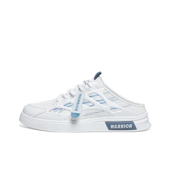 Warrior Wing Series Anti Slip Wear Resistant Skateboard Shoes Men's White Light Blue