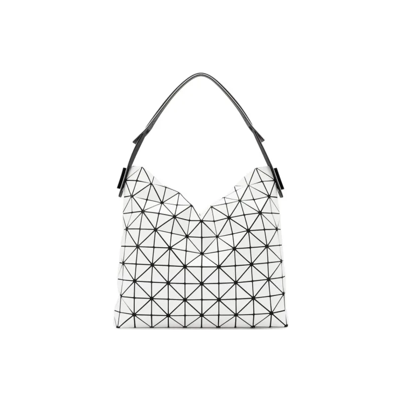 ISSEY MIYAKE Baguette Polyvinyl Chloride Resin Handbag, Shoulder Bag Women's White-0