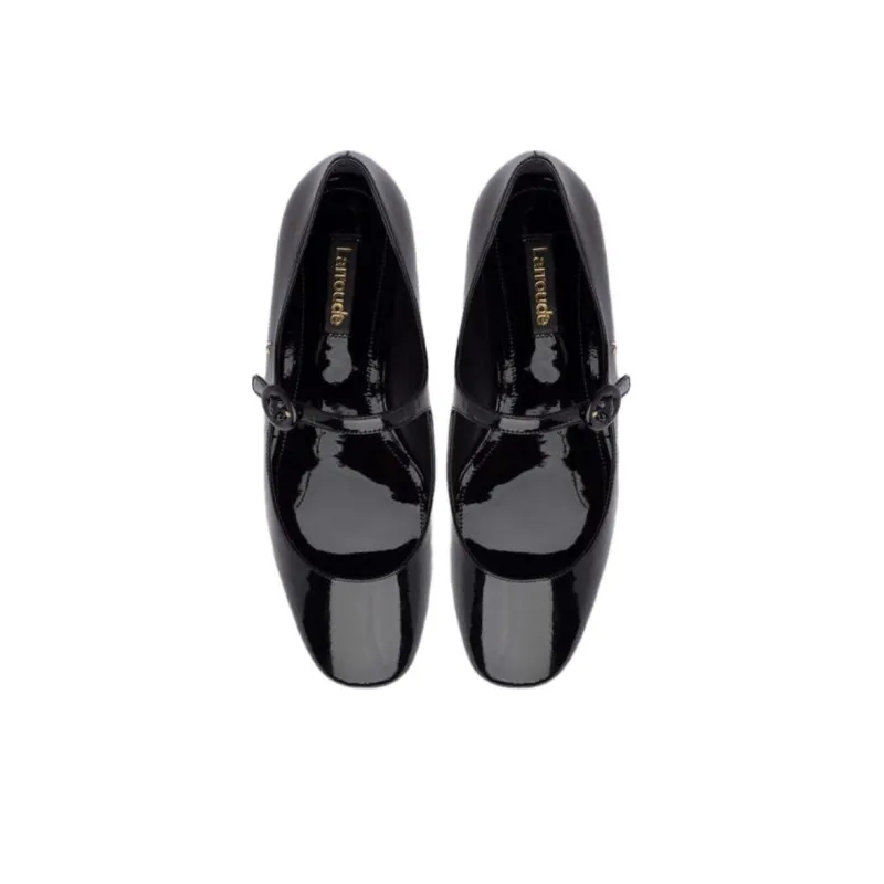Larroude Blair Mary Jane Shoes Women's Black-4