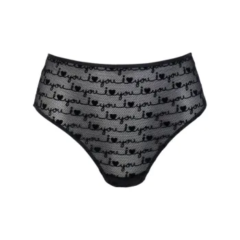 CK/Calvin Klein HIGH LEG TANGA Underpants Europe Version Women's 1 Pack Black