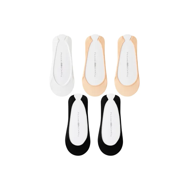 XXLLG No Show Socks Women's 5 Pack-10