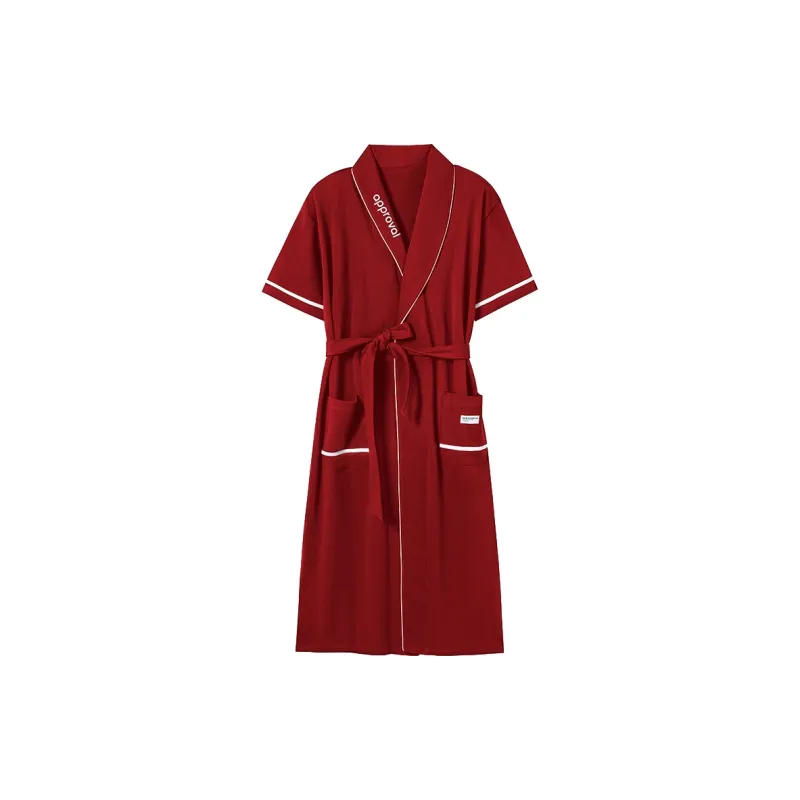 ROUKEER Men Bath Robes-0