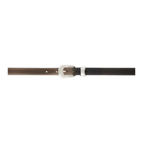 OUR LEGACY Solid Color Type Pin Buckle Leather Belts Men's Brown