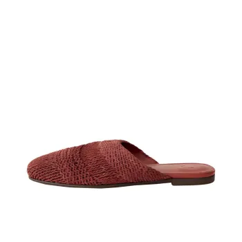 12 STOREEZ Woven Leather Mules Women's