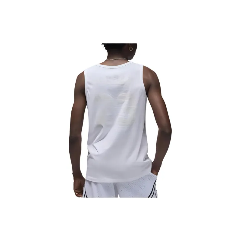 Jordan Flight Essentials Tank Tops Men's White-1
