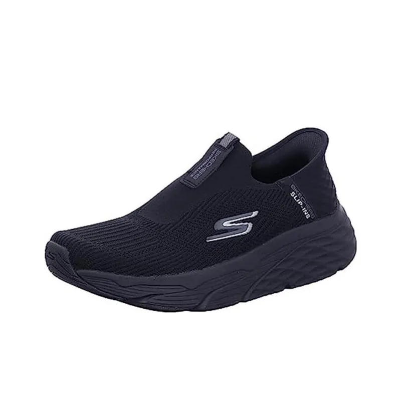 Skechers Max Cushioning Cushioning Anti Slip Wear Resistant Breathability Low Top Casual Shoes Men's Blue-2