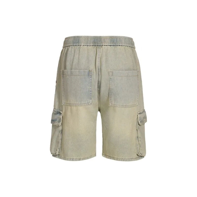 YearnObtainRainbow Denim Shorts Unisex-3