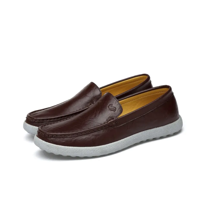 LAORENTOU Dress Shoes Men Low Top Dark Brown/Light Brown/Black/Blue-11