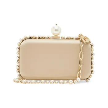 Rosantica Urania Perla Satin Clutch Bag