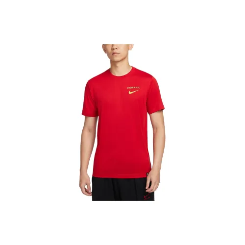 Nike T-Shirts Men Gym Red