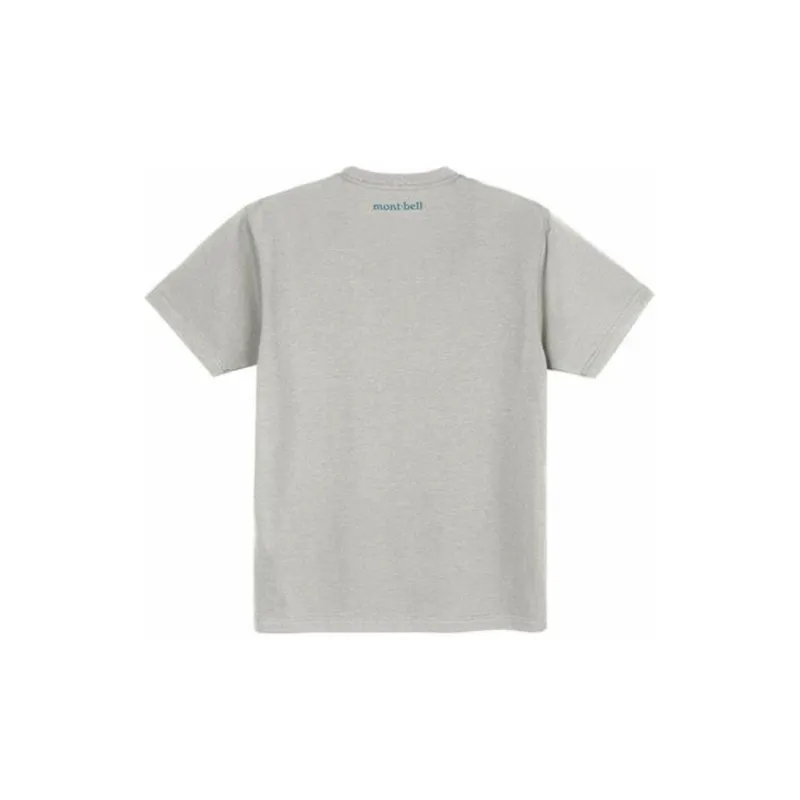 MONTBELL T Shirts Unisex Gray-1