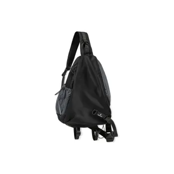 LIVEBOX EN DIRECT Nylon Crossbody Bag Medium Size Men's Black